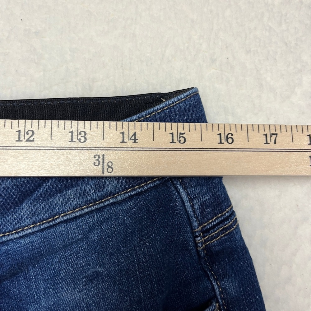 Democracy Jeans Womens 12 Blue Ab Solution Straight Leg Stretch B2450ZYMP Denim - Picture 3 of 10